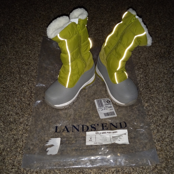 Lands' End Other - Girl's Fern Green Snow Boots